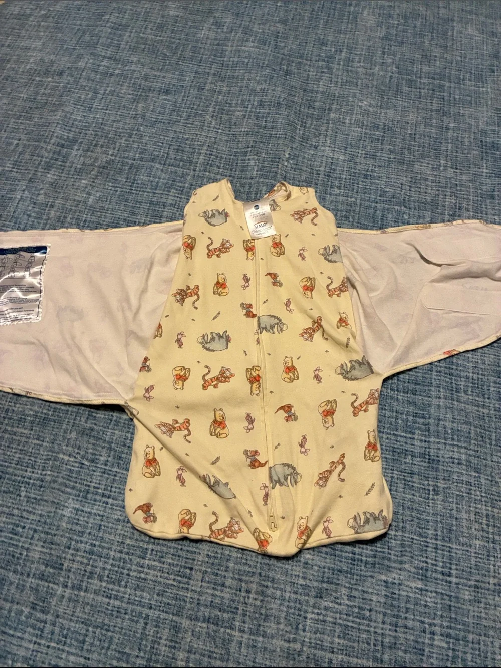 Halo Disney Yellow Winnie the Pooh & Friends Sleep Sack